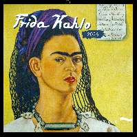 FALINAPTÁR 2026 6097-FK, LEMEZES, 30X30 CM, FRIDA KAHLO