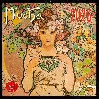 FALINAPTÁR 2026 6097-AM, LEMEZES, 30X30 CM, ALPHONSE MUCHA