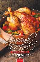 FALINAPTÁR 2026, SÜSSÜNK FŐZZÜNK, 21X32 CM, SPIRÁLOZOTT