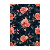 HATÁRIDŐNAPLÓ 2026, B/6, HETI, DESIGN, NIGHT ROSES