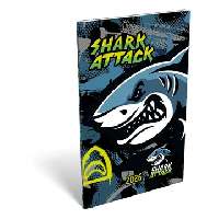 ZSEBNAPTÁR 2026, ÁLLÓ, A/6, HETI, SHARK ATTACK