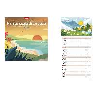 FALINAPTÁR 2026 T098-11A, 290 MM X 580 MM, RAJZOS CSALÁDI TERVEZŐ