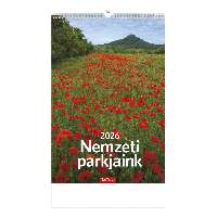 FALINAPTÁR 2026 T094-03A, 220 MM X 325 MM, NEMZETI PARKJAINK