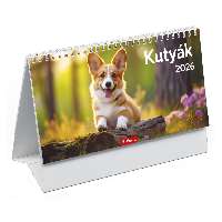 ASZTALI NAPTÁR 2026 T058, KUTYÁK
