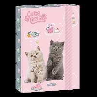 FÜZETBOX A/5, CUTE ANIMALS-TEA PARTY