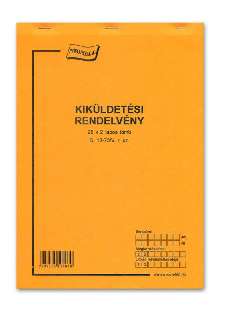 B.18-73/V KIKÜLDETÉSI RENDELV., 25X2 PÉLDÁNYOS, A/4