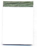 JEGYZETTÖMB A/7 FEJBEN SAPKÁZOTT KOCKÁS NYOMELL