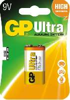 ELEM GP ULTRA ALKÁLI 9V, 6LF22/GP1604AU-5U1/6LR61GP1604SU-C1, 1DB/BLISZTER