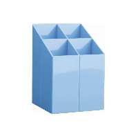 ÍRÓSZERTARTÓ ICO SZÖGLETES NÉGYRÉSZES, 9570009008, V.KÉK