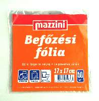 BEFŐZŐ FÓLIA 17X17CM 50DB/CS