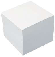 TÉPŐTÖMB 9,5*9,5 CM EXTRA HÓFEHÉR 1000 ÍV/TÖMB NYOMELL (RAGASZTÁS NÉLKÜL)