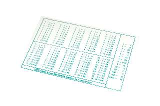 SZORZÓTÁBLA MŰANYAG