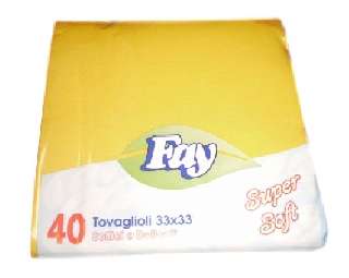 SZALVÉTA 33X33 CM 2RÉTEGŰ SZÍNES,40/CS. TEXTIL HATÁSÚ 1123