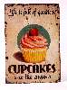 TÁBLAKÉP RÉGIES PLAKÁT, POSTER MONKY, 38,5X27CM