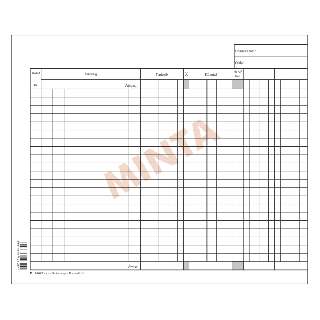 B.13-80/F SZÁMLALAP FEKETE 210*250 MM, FEKVŐ 120 G/M2 OFSZET