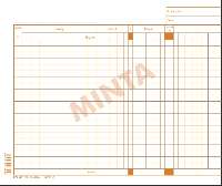 B.13-80/N SZÁMLALAP NARANCS 210*250 MM, FEKVŐ 120 G/M2 OFSZET