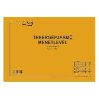 D.GÉPJÁRMŰ 21/U TEHERGÉPJÁRMŰ MENETLEVÉL, 100 LAPOS, A/4