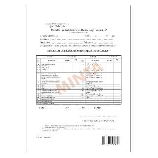A.3510-217 BEUTALÁS MUNKAKÖRI ORVOSI ALKALMASSÁGI VIZSGÁLATRA, 150 G/M2 OFSZET, A/4, 1+1 SZÍN