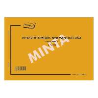 B.15-403 NYUGTATÖMBÖK NYILVÁNTARTÁSA 50 LAPOS, 70 G/M2 OFSZET, A/5