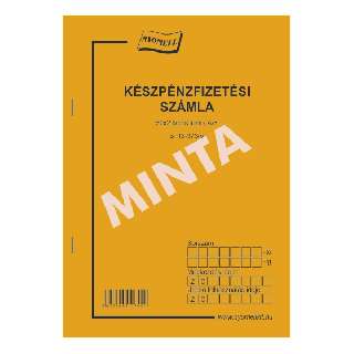 B.13-373/V KP.SZÁMLA, 50X2 PÉLDÁNYOS, A/5