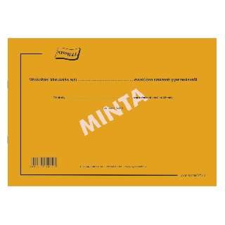 C.3334-5/2009 VÉDŐOLTÁSI KIMUTATÁS, 50 LAPOS FEKVŐ, A/4