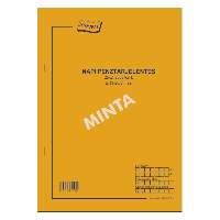 B.13-26/V NAPI PÉNZTÁRJELENTÉS A/4, ÁLLÓ, 25*2 L