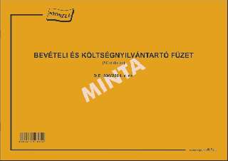 D.E.800/2004 BEVÉTELI ÉS KÖLTSÉGNYILVÁNTARTÓ FÜZET