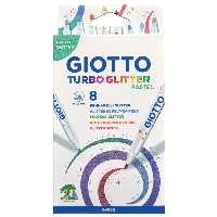 FILCTOLL GIOTTO 8 DB-OS TURBO GLITTER CSILLÁMOS, PASZTELL