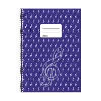 SPIRÁL HANGJEGYFÜZET B/4 48 LAPOS NYOMELL