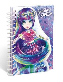 JEGYZETFÜZET MINI, VONALAS, NEBULOUS STARS