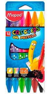 OLAJPASZTELL 12 DB-OS MAPED, COLOR PEPS