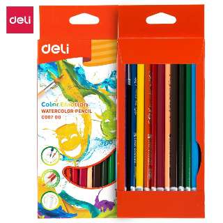 SZÍNES CERUZA DELI, 12 DB-OS AKVARELL, COLOR EMOTION
