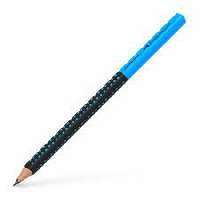 CERUZA FABER CASTELL, GRIP JUMBÓ, KÉTTÓNUSÚ, FEKETE/KÉK