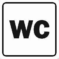 MATRICA WC PIKTOGRAM, 10X10