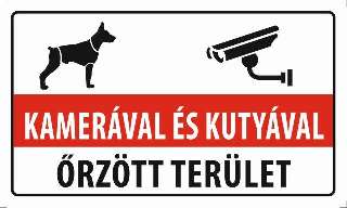 MATRICA KAMERÁVAL ÉS  KUTYÁVAL ŐRZÖTT TERÜLET, 25X15