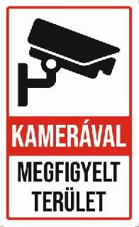 TÁBLA KAMERÁVAL MEGFIGYELT TERÜLET, 15X25