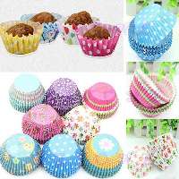 MUFFIN PAPÍR, 100DB/CSOM, SZÍNES