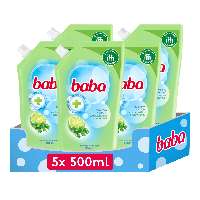 FOLYÉKONY SZAPPAN BABA, ANTIBAKTERIÁLIS LIME, UTÁNTÖLTŐ, 500 ML
