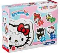 JÁTÉK PUZZLE, BÉBI SZILUETT, HELLO KITTY