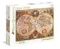 JÁTÉK PUZZLE, ANTIK TÉRKÉP, 1000 DB-OS