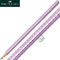 CERUZA FABER CASTELL SPARKLE, JUMBÓ, GYÖNGYHÁZFÉNYŰ METÁL LILA