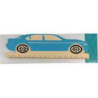 VONALZÓ CENTRUM, 15 CM, FA,AUTÓS 89615