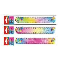 VONALZÓ 20 CM KEYROAD FLEXIBILIS, FLEX DRAW, KR972276, SZÍNÁTMENETES