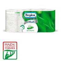 TOALETTPAPÍR REGINA DELICATE 3 RÉTEGŰ, 150 LAP, ALOE VERA, 8 TEK/CSOMAG