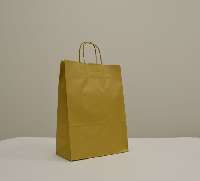 PAPÍRTÁSKA SODROTTFÜLES, 22X31, ARANY