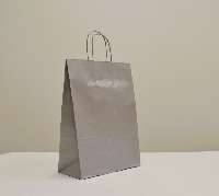 PAPÍRTÁSKA SODROTTFÜLES, 26X35, EZÜST