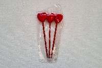 GOLYÓSTOLL, SZÍV ALAKÚ , SZIVACSOS DÍSZÍTÉSSEL