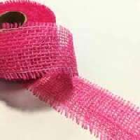 JUTA SZALAG 5 CM SZÉLES 8,5 MÉTER/TEKERCS, PINK