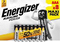 ELEM ENERGIZER, POWER, ALKÁLI CERUZA, AAA B8, 8 DB/BLISZTER