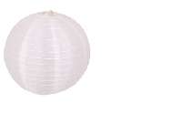 DEKOR PAPÍRLÁMPÁS GÖMB, ORGANZA, 40 CM, KRÉM